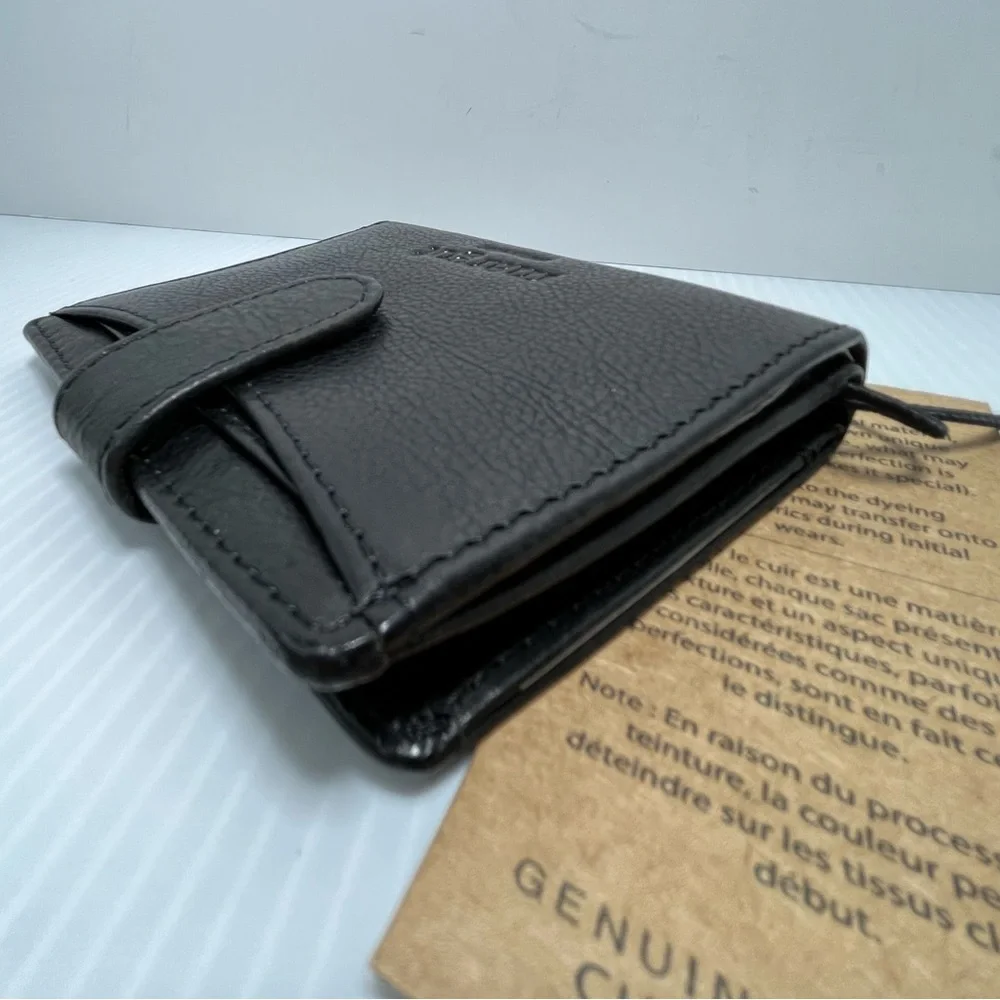 Genuine Leather Lizzie Compact Bifold Wallet by Margot New York - Picture 5 of 16